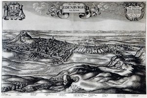 The City of Edinburgh from the South by Scottish School
